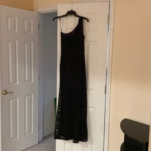 David Meister One Shoulder Gown